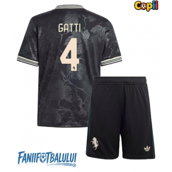 Juventus Federico Gatti #4 Echipament de Fotbal Replică 2025-26 Copii Treilea (+ Șorturi)